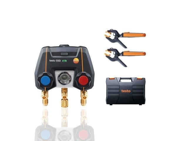 testo Monteurhilfe Set 0564 3550 550i App-gesteuert digital kabellose Zangenfüh.