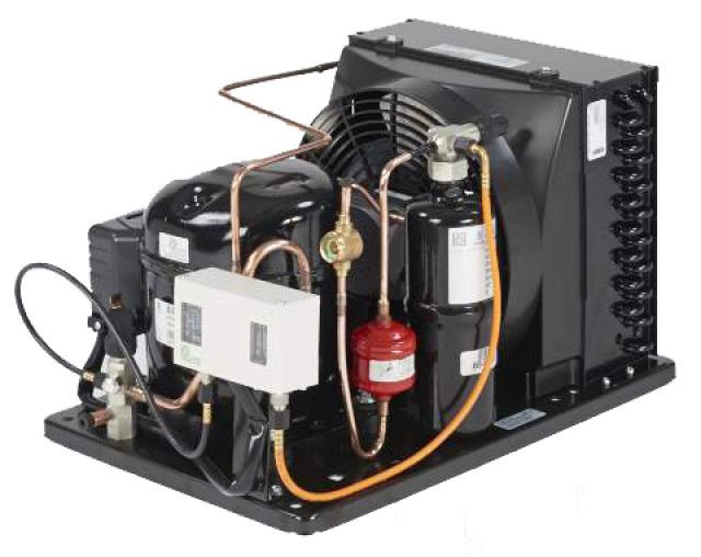 Verflüssigungssatz Tecumseh CAJN2464ZBR, LBP - R404A, 220-240V,