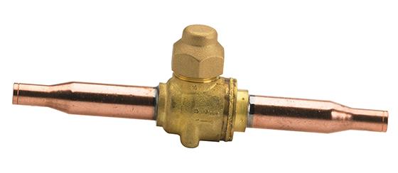 Danfoss 009L7034 GBC42S Kugelabsperrventil 42mm löt ohne Schrader 45bar