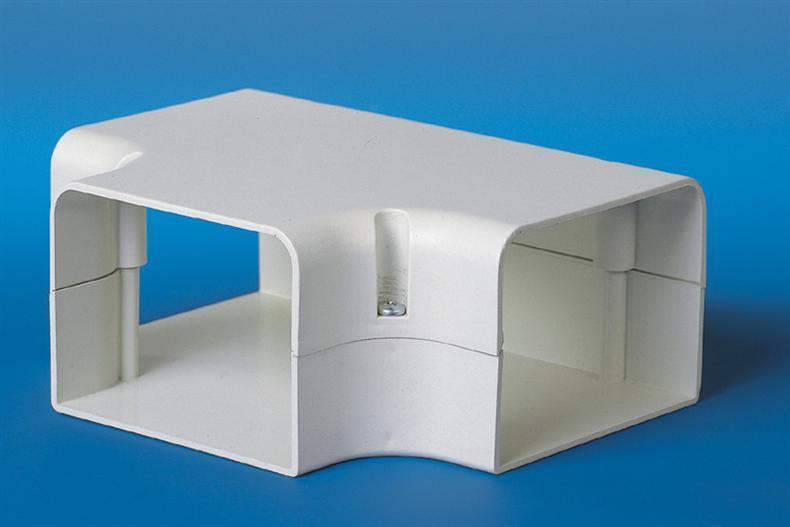 Airco-Duct T-Verbindung D.105 - RAL9002