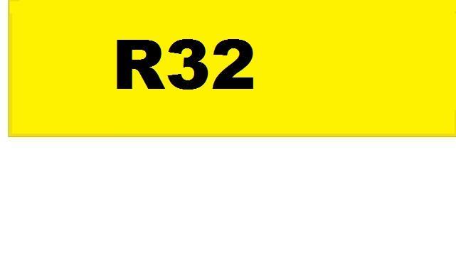 Aufkleber für Kältemittel R32