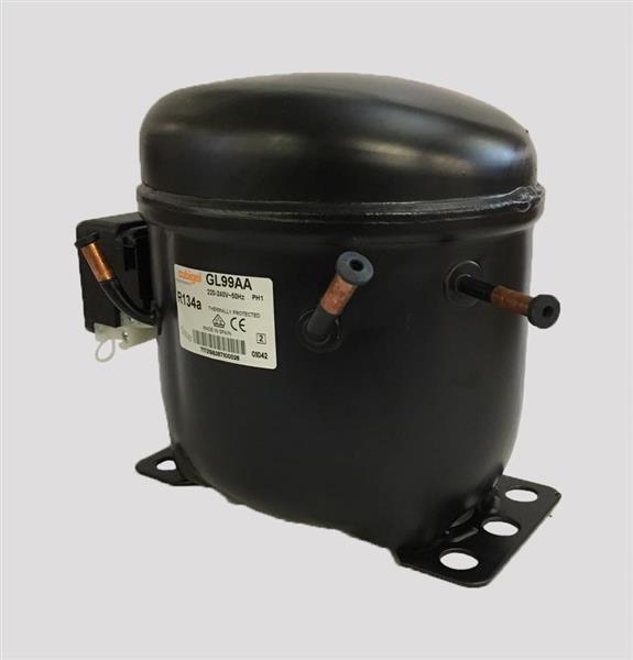 Verdichter Electrolux-ZEM GL99AA, LBP - R134a, 1/4HP, 220-240V/1/50Hz