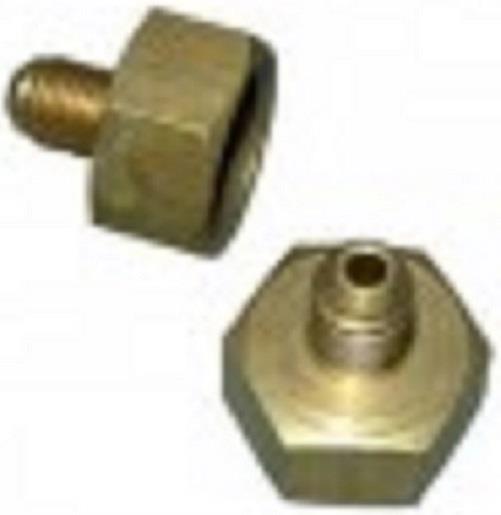 Adapter für Kältemittelflaschen 1/4" SAE (7/16" UNF)