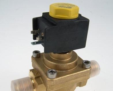 Magnetventil Castel, NC, Bördelanschluss 1/2", mit Spule, 1064/4A6