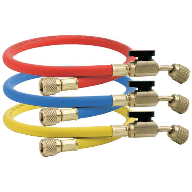 CPS Füllschlauch HP6YE KV Gelb mit Kugelventil 1800mm CPS, CPS Füllschlauchset HP6E 180cm mit Kugelventil