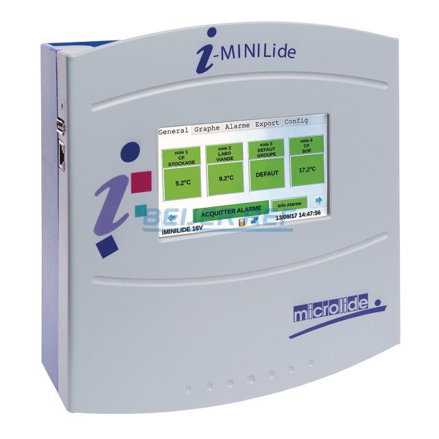 i-MINILide Pack-iM2-A-DE Datenlogger Touchscreen 2 Kanal inkl. 2 Fühler