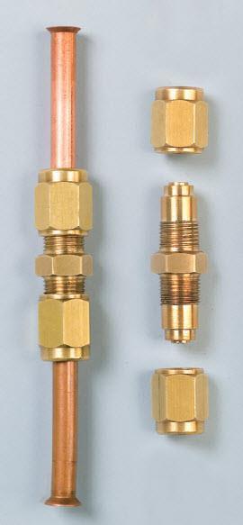 Verbinder Inline-Joint 1/2"x1/2" - komplett mit 2 Schrauben WIGAM INLINE-JOINT1/2