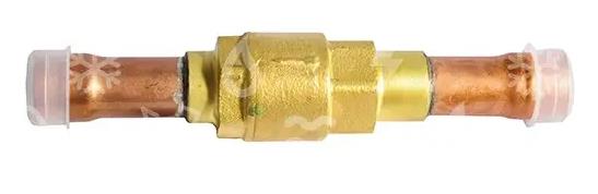 Rückschlagventil Castel 3132/7, Lot in Durchgangsform, 22 mm ODS, KV 5 m3/h,