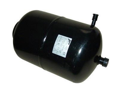 Kältemittelsammler Frigo-Mec 11,1l, 32 bar , Eingang 18 mm, Ausgang 1/4" SAE  