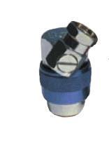 Schnellkupplung blau Niederdruck BP, 3/8"SAE männlich-Anschluss WIGAM AV134-B6 