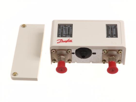 Druckregler Danfoss dual, KP15, automatische Rückstellung, Anschluss 1/4" - wird ersetzt durch 060-514166