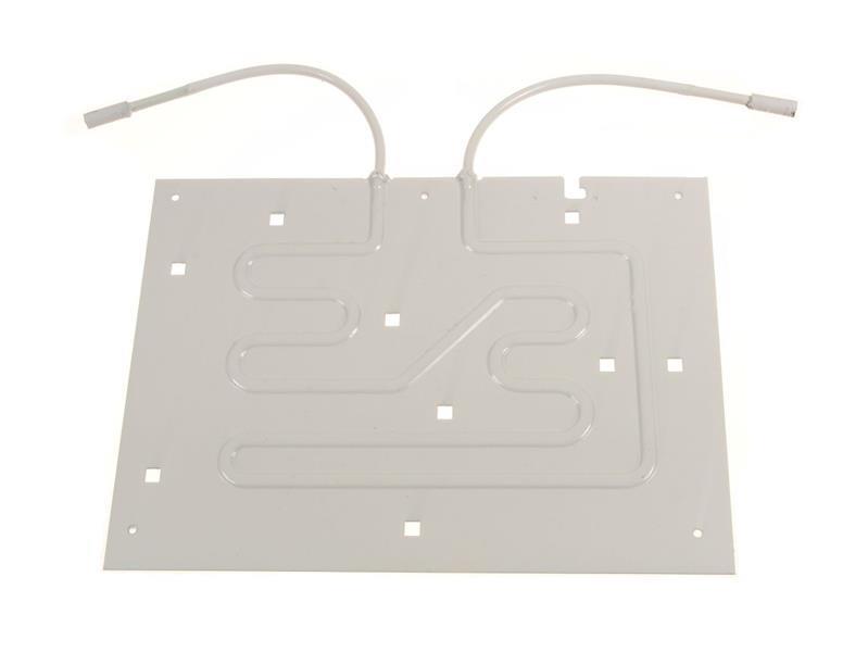Verdampferplatte 370 x 275 mm, Auslaufrohr, INDESIT