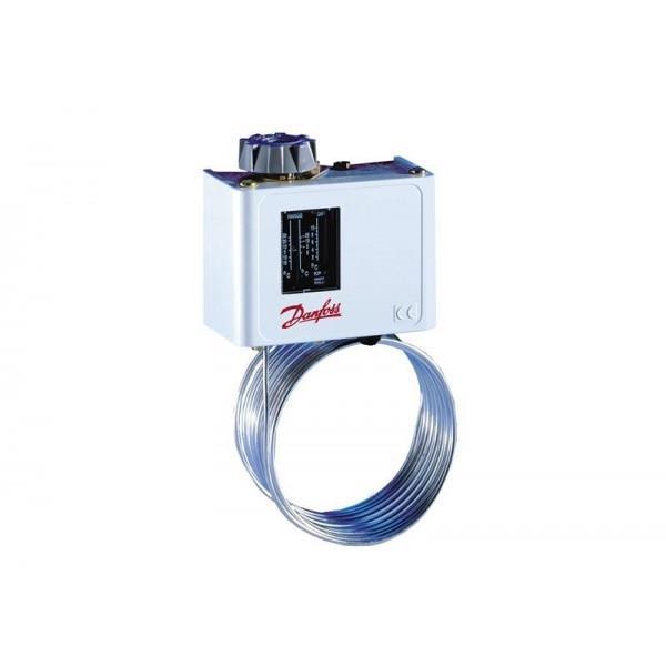 Differenzthermostat DANFOSS KP61, 060L1128 Feldkalibrierung -30..+13°C verstellbare Differenz 2°-10°C Kapillarrohr 2000 mm - Fühler ø 9,5x60 mm
