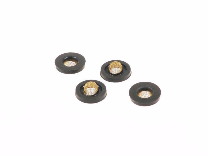 Dichtungen Zulaufschlauch, Gummi, 3/4" mit Filter mit Metallsieb