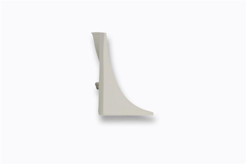 Endkappe für abgerundete Ecke Medium Modell PVC - RAL9010