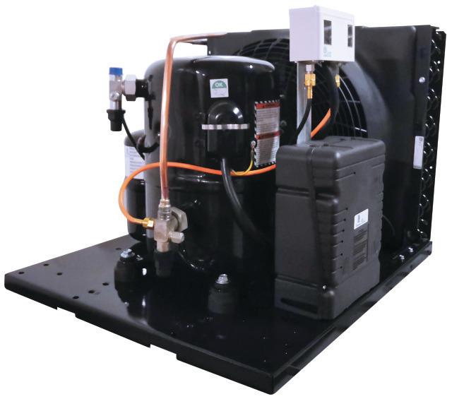 Verflüssigungssatz Tecumseh FHT2480ZBR-XG, LBP - R404A, 380-400V (Nachfolgermodell von TFHT2480ZBR, TFH2480ZBR)