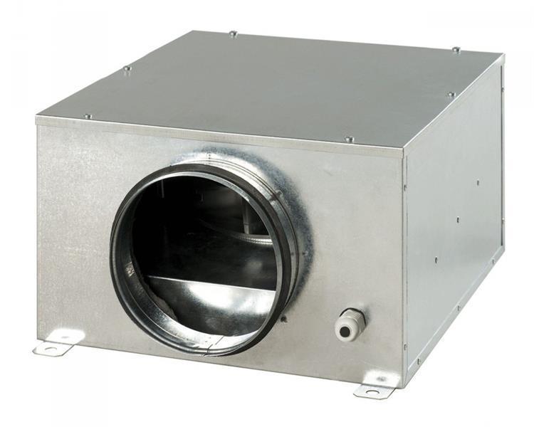 Radialrohrventilator KSB 200, 730 m3/h, flüsterleise, mit schall- und wärmeisoliertem Gehäuse