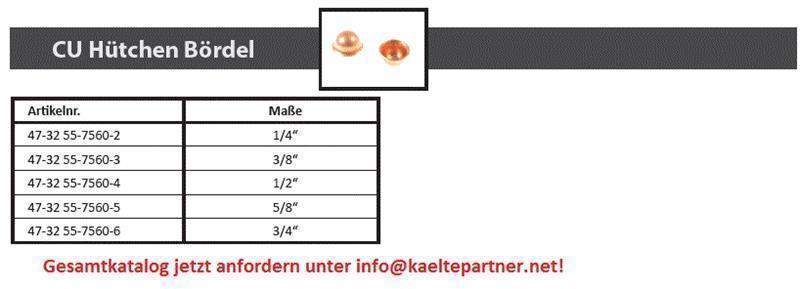 Kupferkappe, B1-6, 3/8"