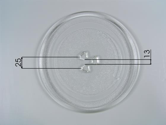 Glasteller für Mikrowellen Model D 245 mm Durchmesser