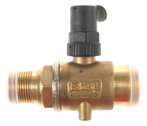 Kugelabsperrventil Castel 3033/88, Schrauben 1" NPT x 1"