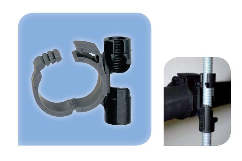 Kunststoff Rohrschelle 1.3/8", M8  (7 Stk.)