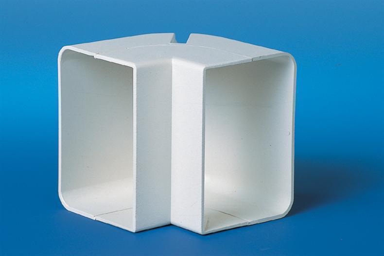 Airco-Duct Außenwinkel 90° - 150 mm - RAL9002