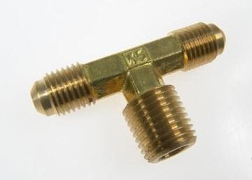 T-Stück 1/4 SAE x 1/4 SAE x 1/8 NPT