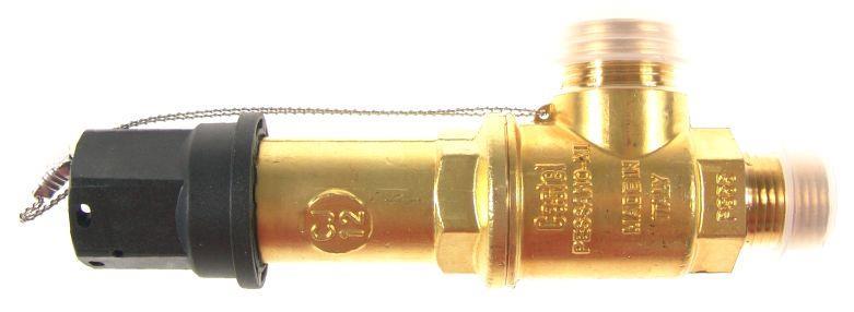Sicherheitsventil Castel 3030/44C150, Schrauben 1/2" NPT, 15 bar