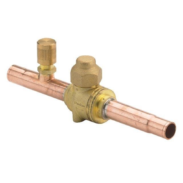 Danfoss Kugelabsperrventil GBC 22s mit Schraderventil 009L7055