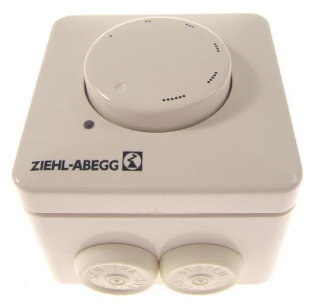 Lüfter-Drehzahlregler, Ziehl-Abegg, P-E-2,5 A, 230V/1Ph, manuell