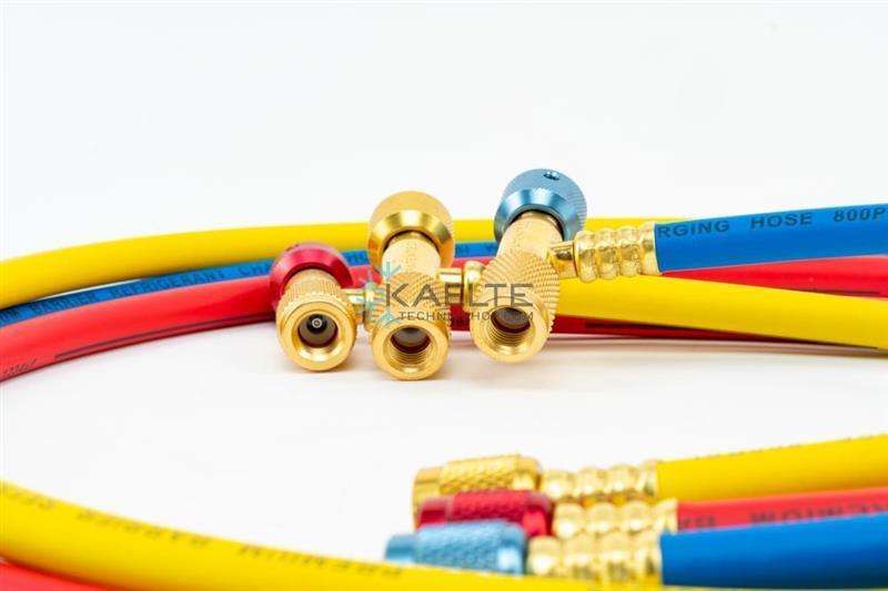 Mastercool 40372 Schlauchset 41bar 3 Stück Füllschlauchsatz 1/4 