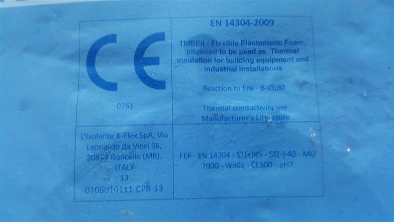 Gummi selbstklebendes Isolierband, Tape, K-FLEX ST 3 x 50 mm, L = 10 m