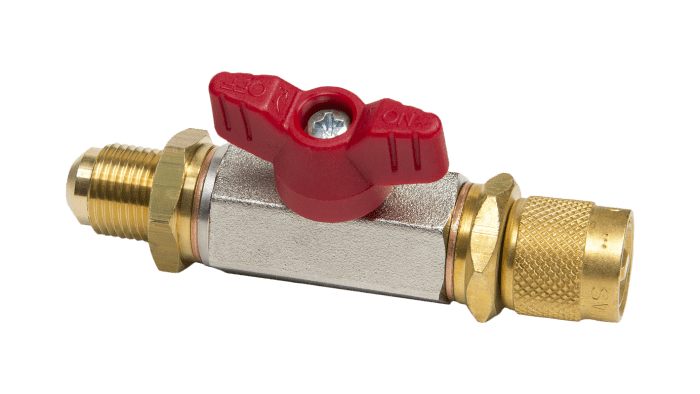 Refco 9881180 Kugelventil CX-3/8"SAE-R 3/8"SAE rot
