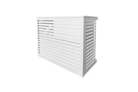 Schutzgitter - ALUMINIUM LACKIERT RAL 9010 - MEDIUM - 835X1050X510-610 mm
