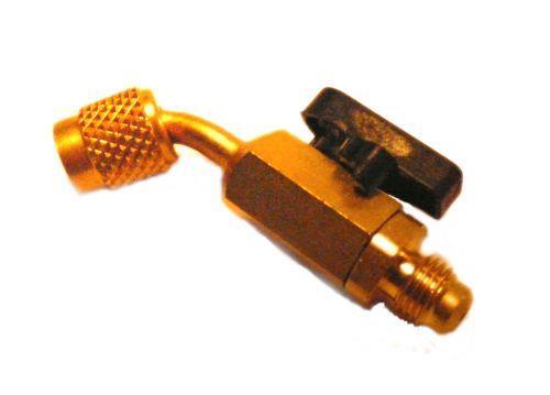 Handabsperrventil 1/4" SAE - 90° abgewinkelt