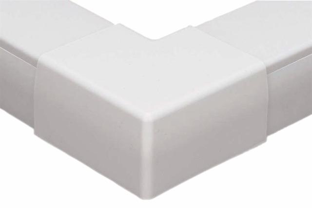 Optimal-Duct OD-80 flacher Bogen 90° - RAL9003