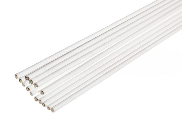 Silberlot ummantelt 45% 1 kg, L=500 mm, Metallanteil 2,0mm Durchmesser, mit Flussmittelmantel 3,38mm