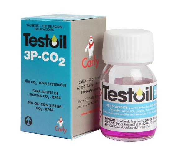 Säuretester für PAG, PAO, POE Öle (CO2 Installation) Testoil-3P-CO2, Flasche 30 ml