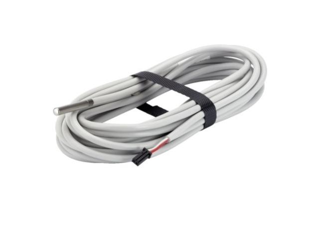 Danfoss AKS12 084N0045 Temperaturfühler Pt1000 5,5m PVC-Kabel AMP Steck -40/80°C