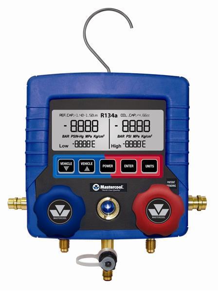 Digital Monteurhilfe R134a für Autoklimaanlagen inkl. Ersatzteile