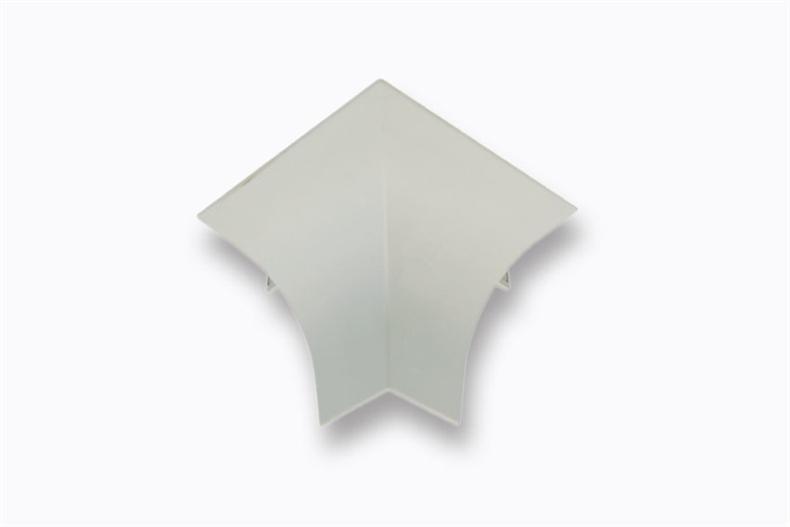 Abgerundete Außenecke - kleines Modell PVC - RAL 9002