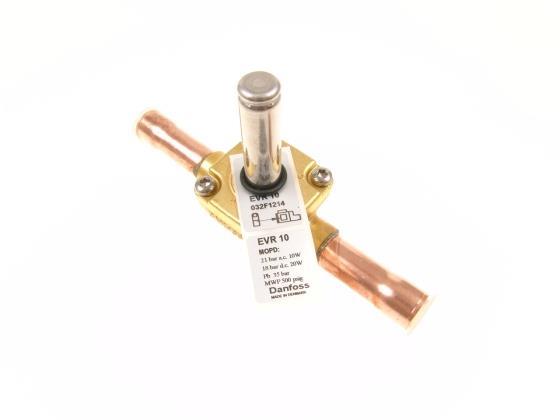 Magnetventil Danfoss EVR 10 NC, Löt 16 mm ODF, kv 1,90