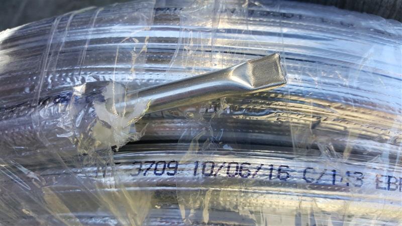 Aluminium Rohr AL, isoliert 5/8" - 1,5 mm (16 mm), 50 m Rolle