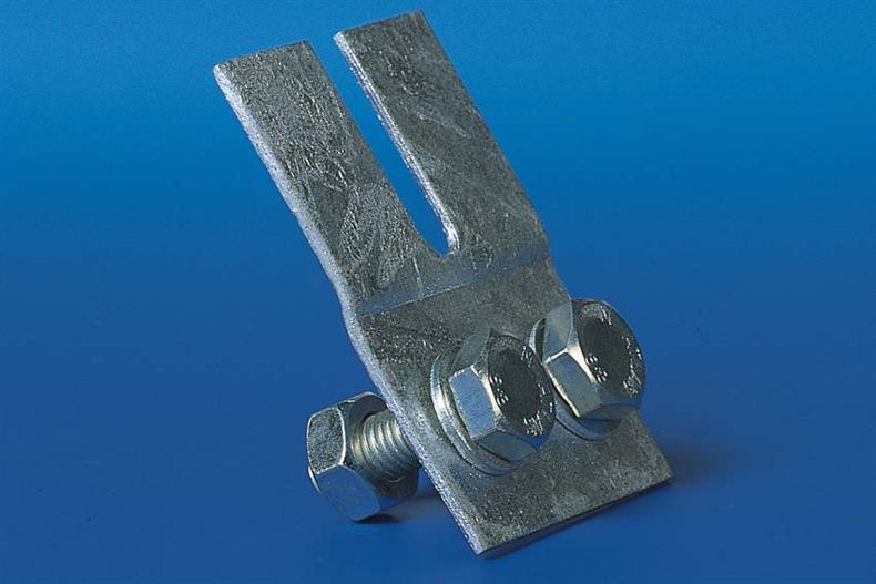 Galvanisierte Montageplatte Set aus 4 Stk.
