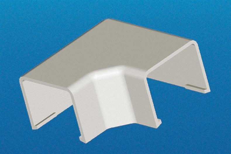 Mini-Duct Flacher Bogen 90° - 35x32x65 mm