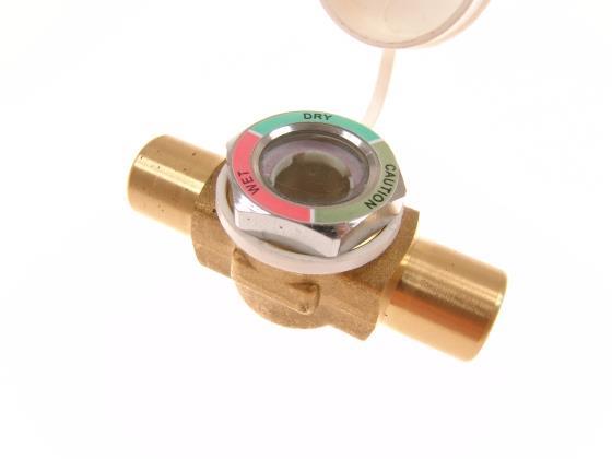 Schauglas Universal 08S, 1/2 x 1/2" ODS, Lötanschlüsse