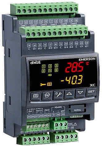 Dixell / Copeland XC660D-7C21F Verbundregler DIN 2 Saugkreise 230 V