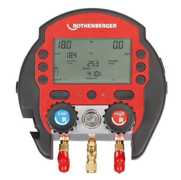 Digitale Monteurhilfe ROCOOL 600 im Blister mit 1 Temperaturklemme, Rothenberger 1000000569