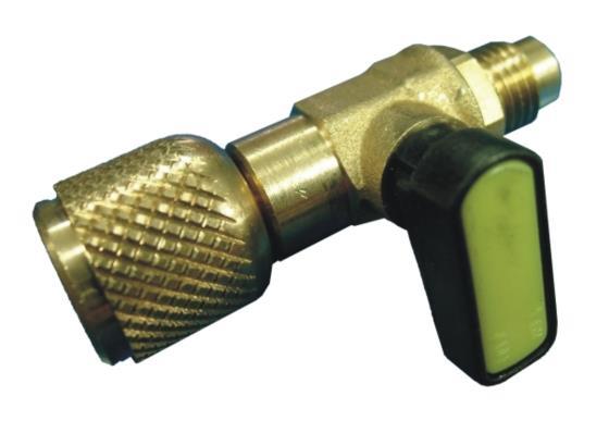 Serviceventil mit Rohr 6 mm x 125 mm, SCHRADER