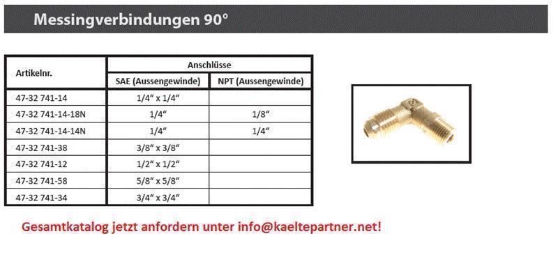 Winkelstück 90° -  3/4 x 3/4